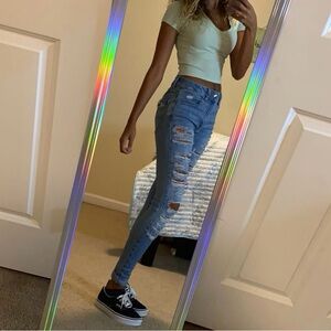 American Eagle outfitters denim skinny jeans